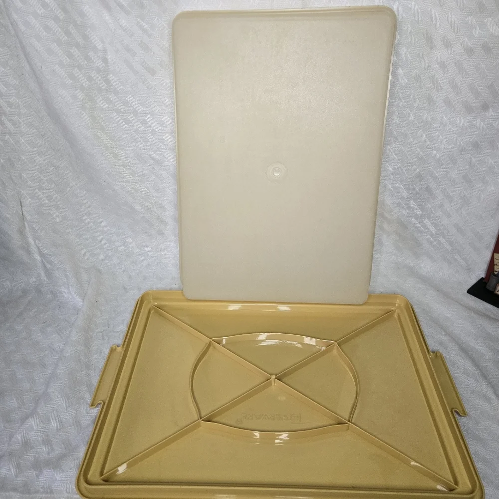 Tupperware Rectangle Cake Carrier (missing handle)